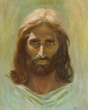 Christ Our Lord, oil on canvas, by Frank G. Marcello, 1982