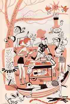 Cutco Cookbook, Illustrations by Frank Marcello, 1961