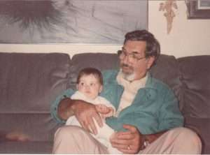 Frank G. Marcello & granddaughter, Shannon 1990