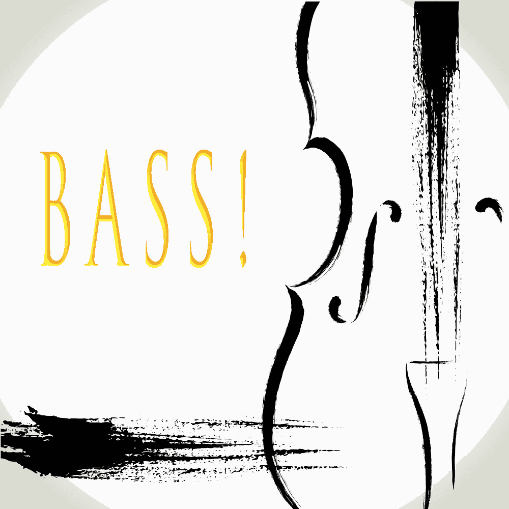 Bass Fiddle Ink Drawing