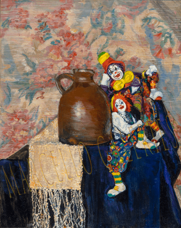 Two Clowns with Jug by Irene Veronica Marcello