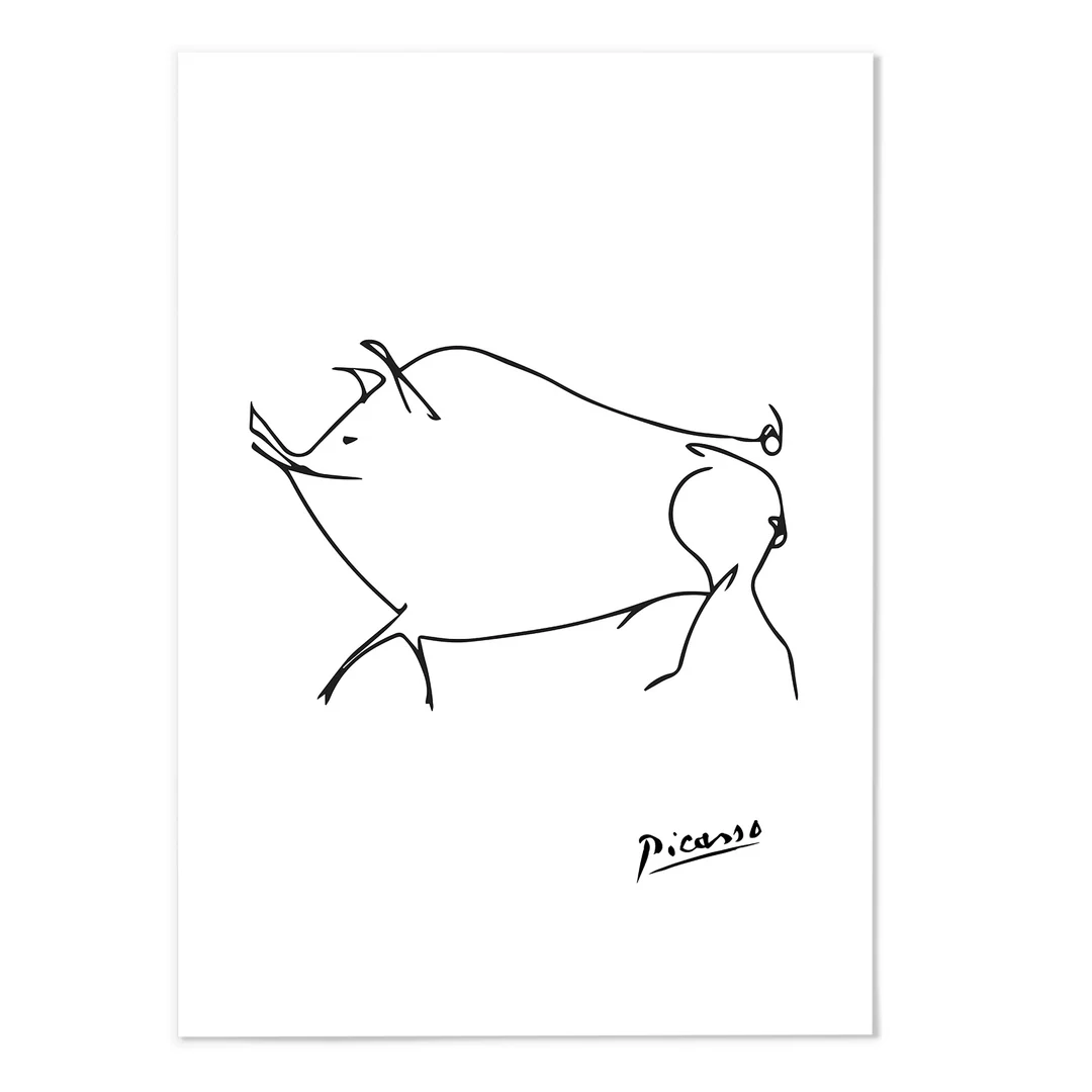 Picasso's Pig Serigraph