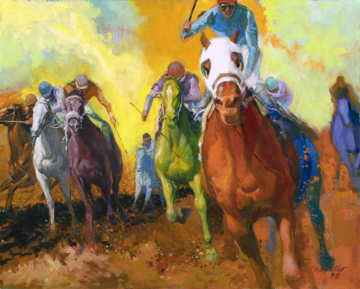 Mudders_Horse_Race by Frank G. Marcello, 1998